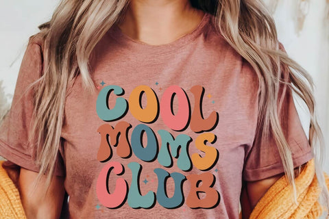 Retro Cool Moms Club SVG PNG, Cool Mom SVG, Mom SVG, Mothers Day SVG, New Mom SVG, Mom Shirt Design SVG What A Gem SVG 