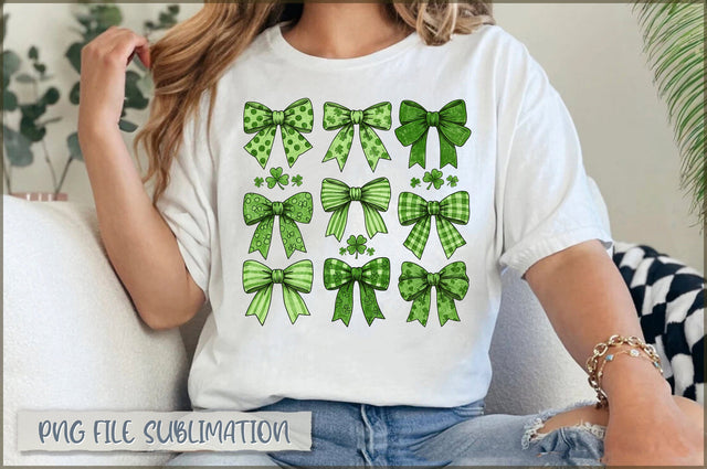 Retro Coquette St Patrick's Day PNG Sublimation Shetara Begum 