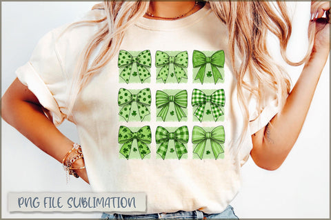 Retro Coquette St Patrick's Day PNG Sublimation Shetara Begum 