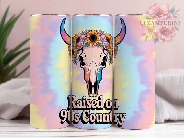 Retro Cowboy Country Music Tumbler Wrap, Vintage Western Design, 90s Cowboy Art, Country Music Cup, Western Nostalgia Gift, Ranch Life Wrap, Classic Country Sublimation Sublimation Li Zamperini 