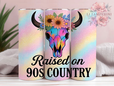 Retro Cowboy Country Music Tumbler Wrap, Vintage Western Design, 90s Cowboy Art, Country Music Cup, Western Nostalgia Gift, Ranch Life Wrap, Classic Country Sublimation Sublimation Li Zamperini 