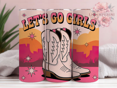 Retro Cowgirl Girls Tumbler, Western Retro Tumbler, Cowgirl 20oz Wrap, Sublimation Design, Rustic Gift Idea, Stylish Retro Wrap, Country Cowgirl Tumbler Sublimation Li Zamperini 