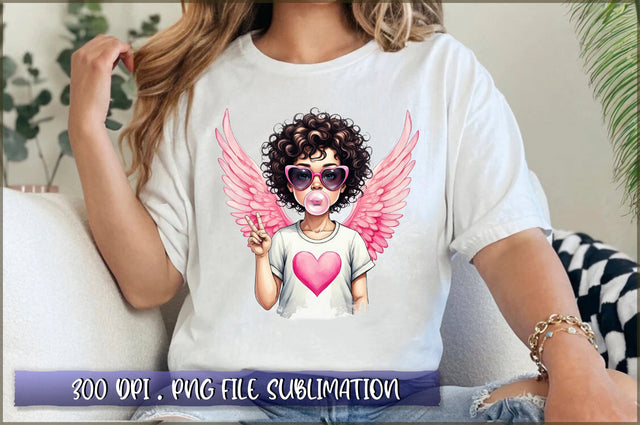 Retro Cupid Valentines Day Sublimation Clipart Sublimation Shetara Begum 