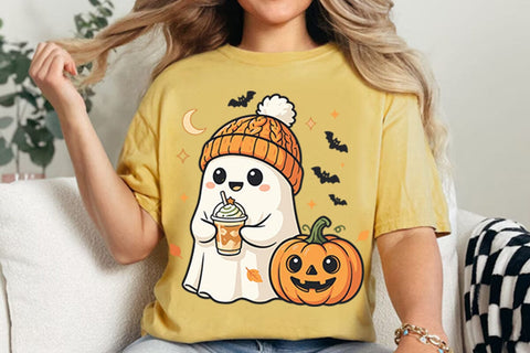 Retro Cute Ghost Png Sublimation Shahin alam 