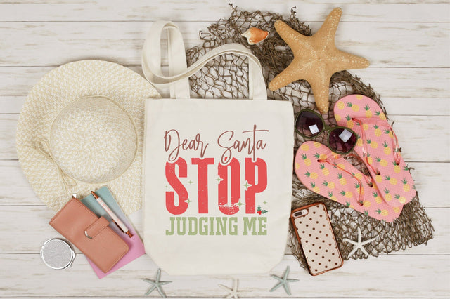 Retro Dear Santa Stop Judging me SVG SVG SVGista 