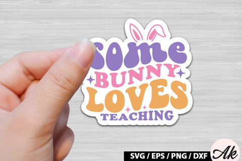 Retro Easter Sticker SVG Bundle SVG akazaddesign 