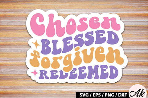 Retro Easter Sticker SVG Bundle SVG akazaddesign 