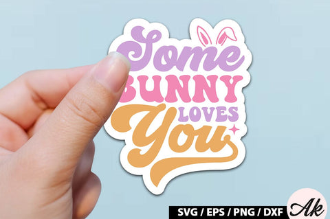 Retro Easter Sticker SVG Bundle SVG akazaddesign 