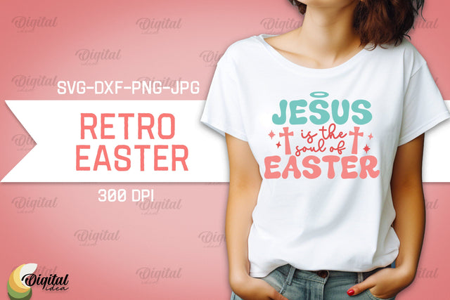 Retro Easter SVG. Retro Design. Easter Quotes SVG SVG Evgenyia Guschina 