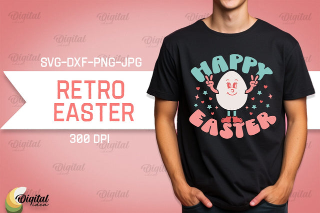 Retro Easter SVG. Retro Design. Easter Quotes SVG SVG Evgenyia Guschina 