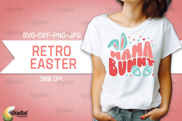 Retro Easter SVG. Retro Design. Easter Quotes SVG SVG Evgenyia Guschina 