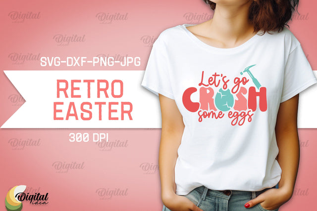 Retro Easter SVG. Retro Design. Easter Quotes SVG SVG Evgenyia Guschina 