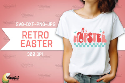 Retro Easter SVG. Retro Design. Easter Quotes SVG SVG Evgenyia Guschina 