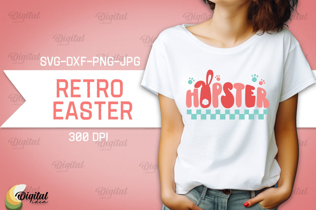 Retro Easter SVG. Retro Design. Easter Quotes SVG SVG Evgenyia Guschina 