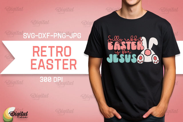 Retro Easter SVG. Retro Design. Easter Quotes SVG SVG Evgenyia Guschina 