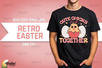 Retro Easter SVG. Retro Design. Easter Quotes SVG SVG Evgenyia Guschina 