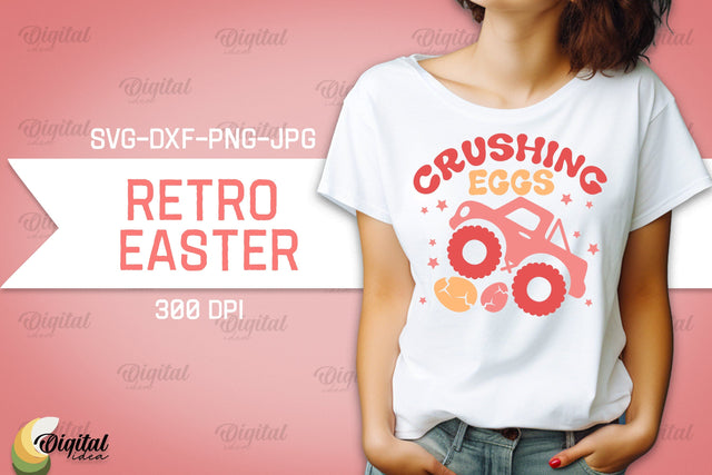 Retro Easter SVG. Retro Design. Easter Quotes SVG SVG Evgenyia Guschina 