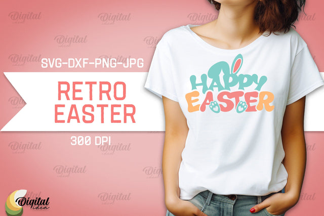 Retro Easter SVG. Retro Design. Easter Quotes SVG SVG Evgenyia Guschina 