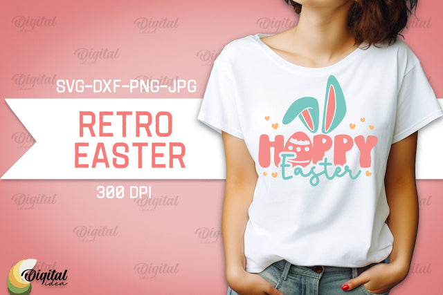 Retro Easter SVG. Retro Design. Easter Quotes SVG SVG Evgenyia Guschina 