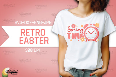 Retro Easter SVG. Retro Design. Easter Quotes SVG SVG Evgenyia Guschina 