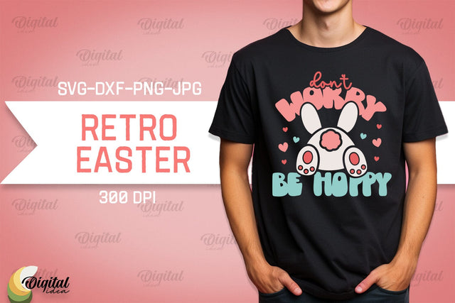 Retro Easter SVG. Retro Design. Easter Quotes SVG SVG Evgenyia Guschina 