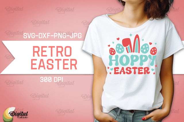 Retro Easter SVG. Retro Design. Easter Quotes SVG SVG Evgenyia Guschina 
