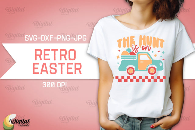 Retro Easter SVG. Retro Design. Easter Quotes SVG SVG Evgenyia Guschina 