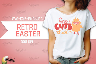 Retro Easter SVG. Retro Design. Easter Quotes SVG SVG Evgenyia Guschina 