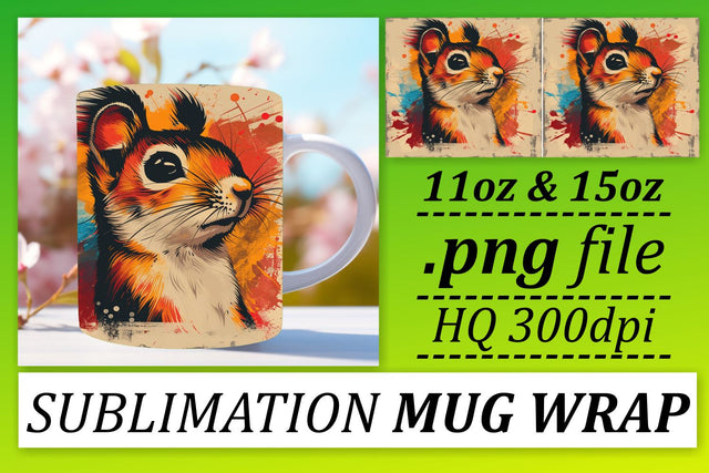 Retro Elegance Wildlife Sublimation Wrap Sublimation afrosvg 