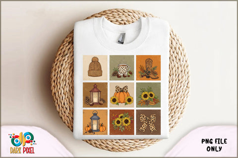 Retro Fall Sublimation Bundle Sublimation Shetara Begum 