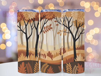 Retro Fall Tree Vintage Tumbler, Vintage Autumn Wrap, 20oz Sublimation, Fall Tree Cup, Autumn Tree Mug, Retro Fall Tumbler, Classic Autumn Drinkware Sublimation SvggirlplusArt 