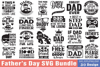 Retro Father's day svg bundle SVG Angelina750 
