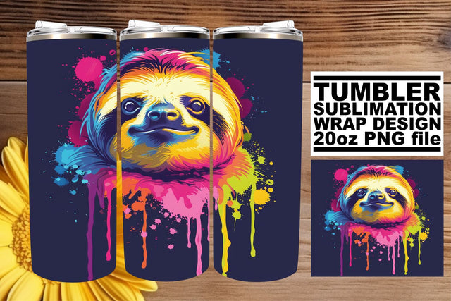 Retro Fauna Fun Tumbler Design, Vintage Sublimation Wrap, 20oz, Nostalgic Animal Art Sublimation afrosvg 