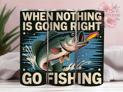 Retro Fishing Humor 20oz Tumbler, Fishing Life, Funny Quote, Tumbler Wrap, Sublimation Design, Outdoor Hobby, 20oz Tumbler Sublimation Li Zamperini 
