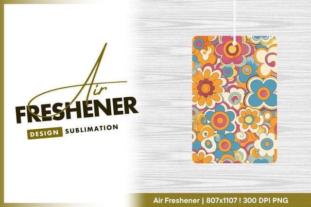 Retro floral seamless pattern 70s style Sublimation Regulrcrative 