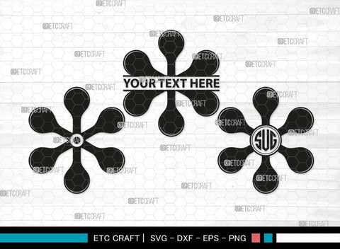 Retro Flower Monogram, Retro Flower Silhouette, Flower SVG, Cute Flower Svg, Flat Flowers Svg, Hippy Daisy Flower Svg, Flower Bundle, SB00552 SVG ETC Craft 