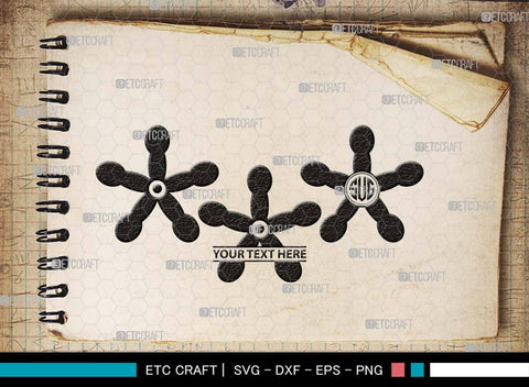 Retro Flower Monogram, Retro Flower Silhouette, Flower SVG, Cute Flower Svg, Flat Flowers Svg, Hippy Daisy Flower Svg, Flower Bundle, SB00552 SVG ETC Craft 