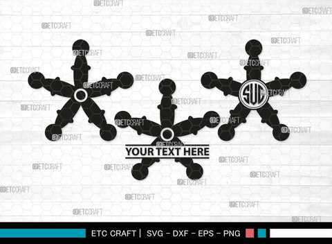 Retro Flower Monogram, Retro Flower Silhouette, Flower SVG, Cute Flower Svg, Flat Flowers Svg, Hippy Daisy Flower Svg, Flower Bundle, SB00552 SVG ETC Craft 