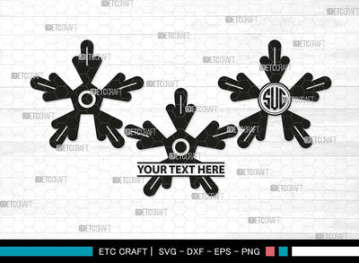 Retro Flower Monogram, Retro Flower Silhouette, Flower SVG, Cute Flower Svg, Flat Flowers Svg, Hippy Daisy Flower Svg, Flower Bundle, SB00552 SVG ETC Craft 