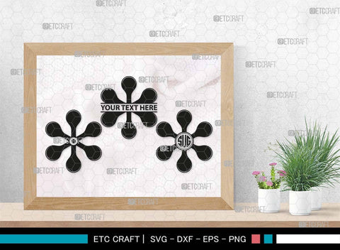 Retro Flower Monogram, Retro Flower Silhouette, Flower SVG, Cute Flower Svg, Flat Flowers Svg, Hippy Daisy Flower Svg, Flower Bundle, SB00552 SVG ETC Craft 