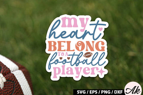 Retro Football Stickers SVG Bundle SVG akazaddesign 