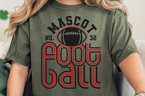 Retro Football Team Svg, Player Number Svg, Football Team Template Svg Png, Football Mom Svg SVG DesignDestine 