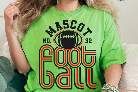 Retro Football Team Svg, Player Number Svg, Football Team Template Svg Png, Football Mom Svg SVG DesignDestine 