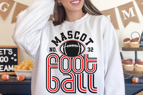 Retro Football Team Svg, Player Number Svg, Football Team Template Svg Png, Football Mom Svg SVG DesignDestine 