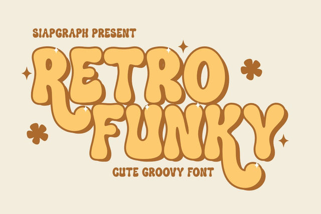 Retro Funky - Cute Groovy Font Masyafi Studio 