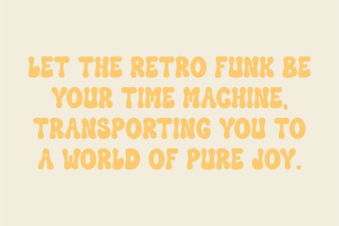 Retro Funky - Cute Groovy Font Masyafi Studio 