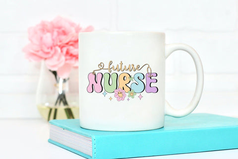 Retro Future Nurse Sublimation Sublimation CraftLabSVG 
