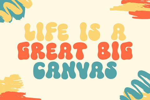 Retro Glow Font Font Dm Letter Studio 