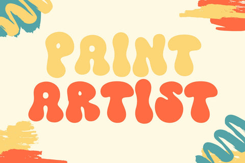 Retro Glow Font Font Dm Letter Studio 