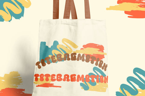 Retro Glow Font Font Dm Letter Studio 